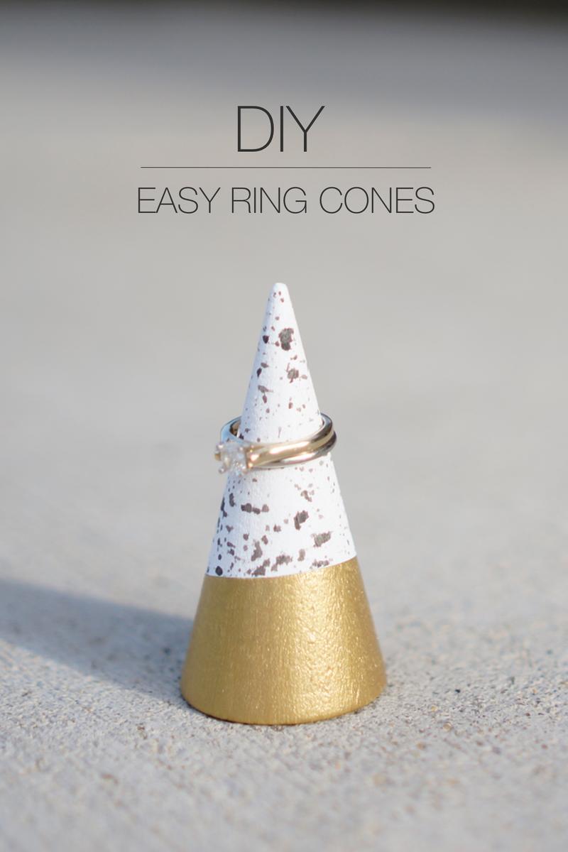 DIY ring cones
