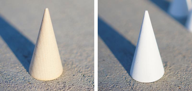 faux ceramic ring cones