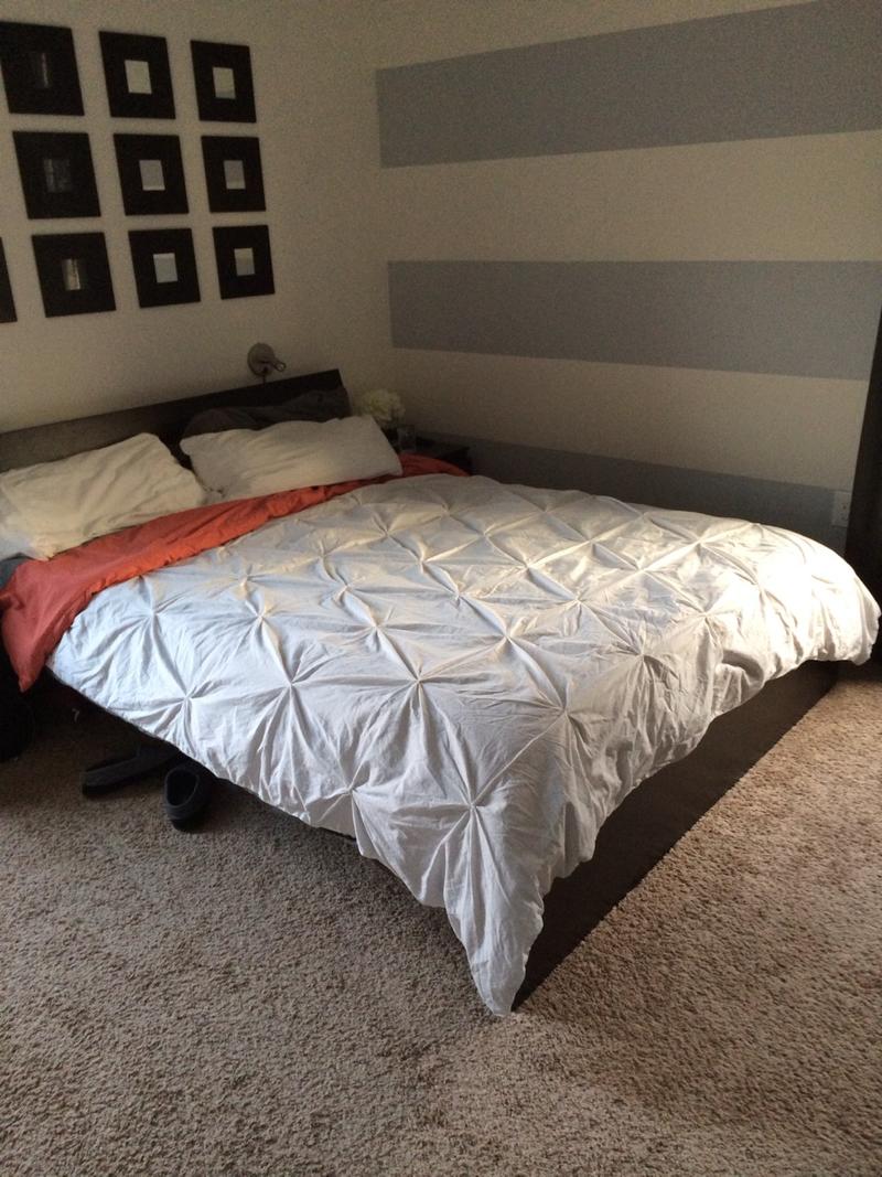 DIY West Elm Pintucked Duvet