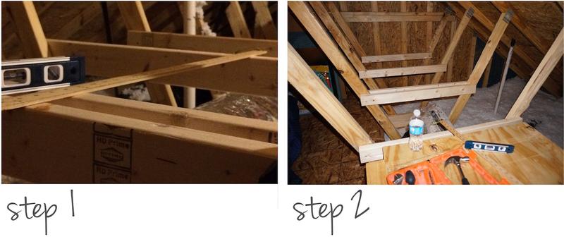 Diy Storage Shelves In The Attic2