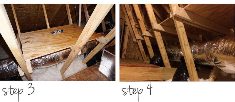 Diy Storage Shelves In The Attic3