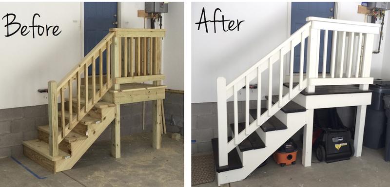 Painted Stair Makeover1