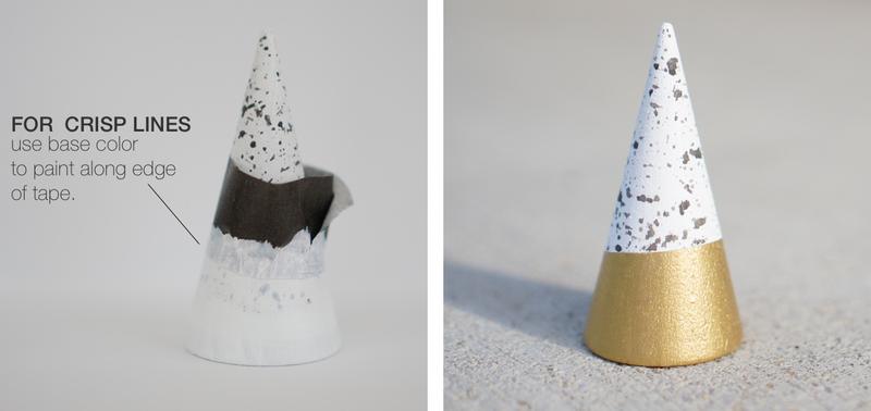 faux ceramic ring cones