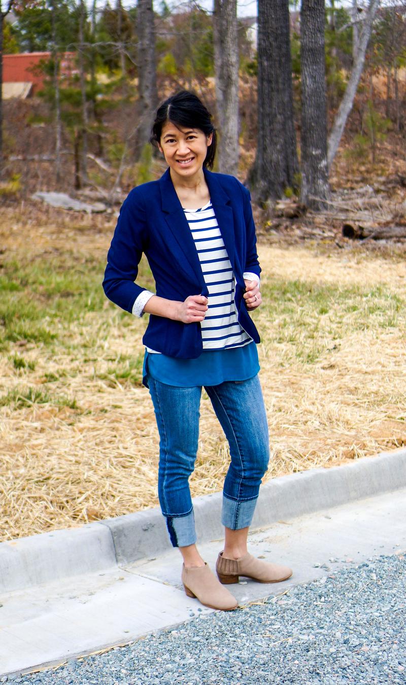 Stitch Fix March 2016 Review - KENSIE Rebekah Stretch Crepe Blazer