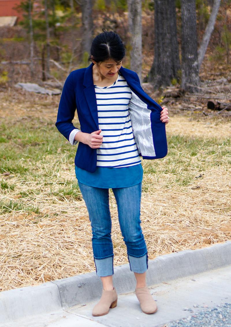 Stitch Fix March 2016 Review - KENSIE Rebekah Stretch Crepe Blazer