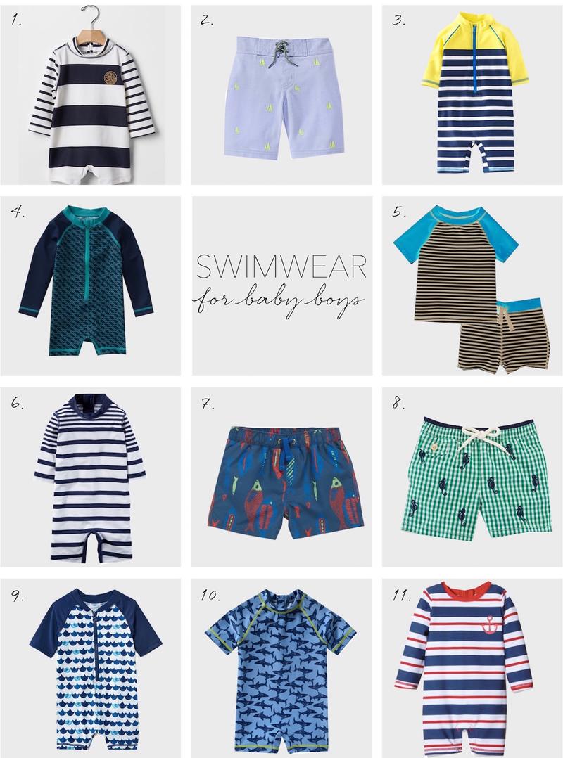 22 Adorable Swim Options for Little Dudes