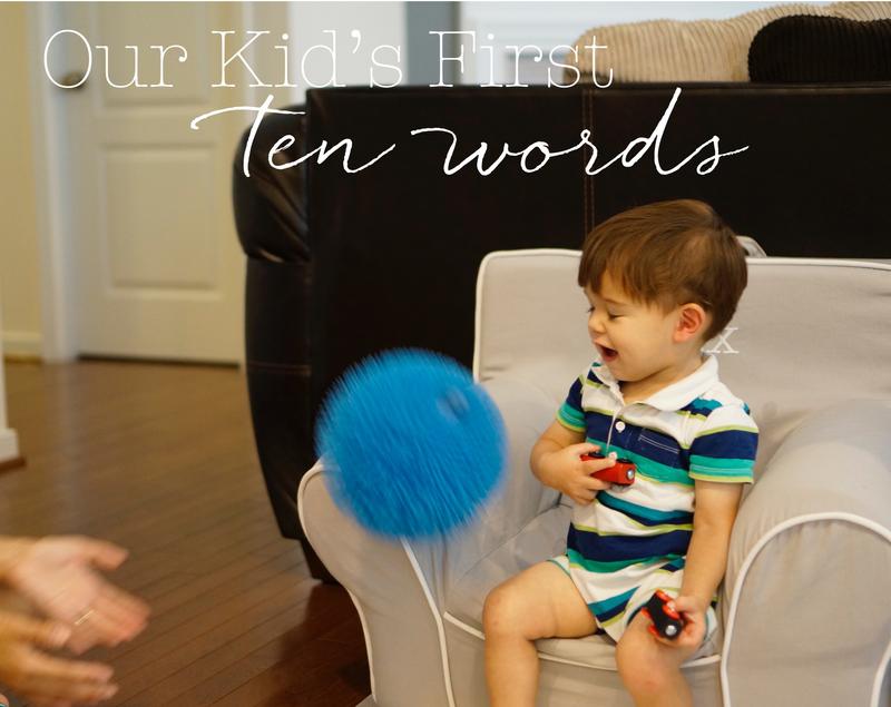 Our Child's First 10 Words via @stitchesandpress