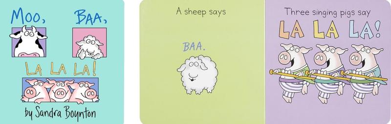 Moo Baa La La La - Favorite books at 1.5 years old