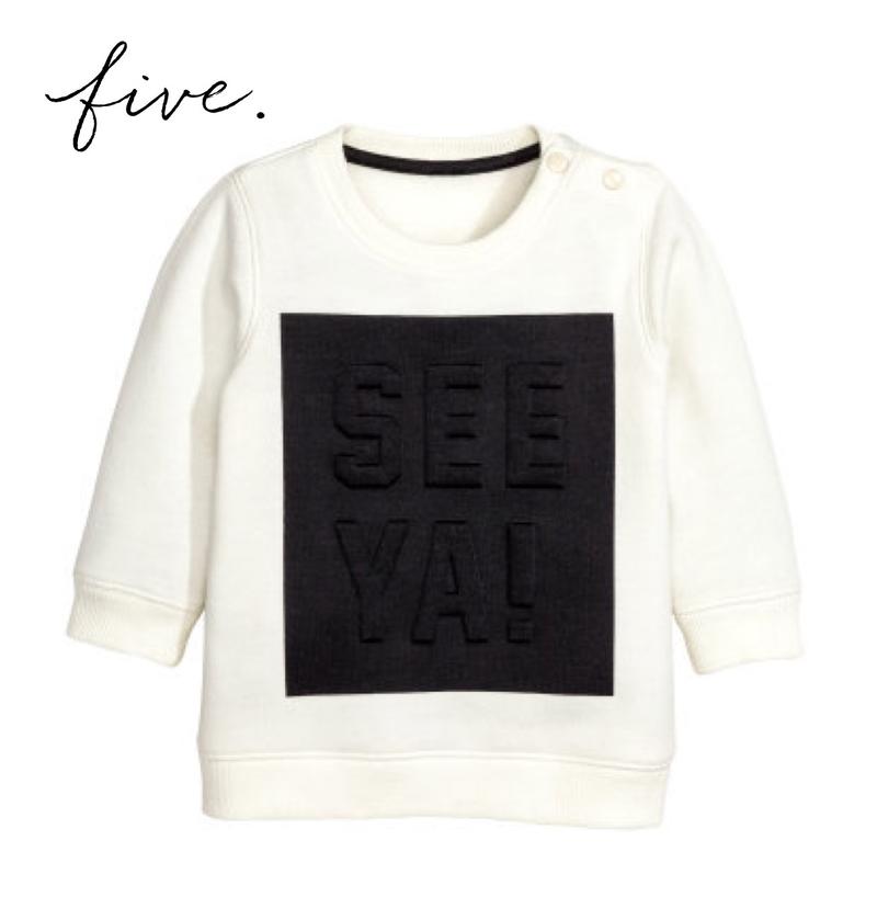 See Ya! sweatshirt by HM